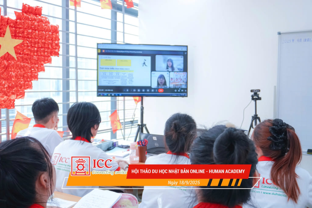 Hội thảo - Trường Nhật ngữ Human Academy x ICC Group