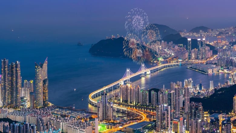Thành phố Busan về đêm