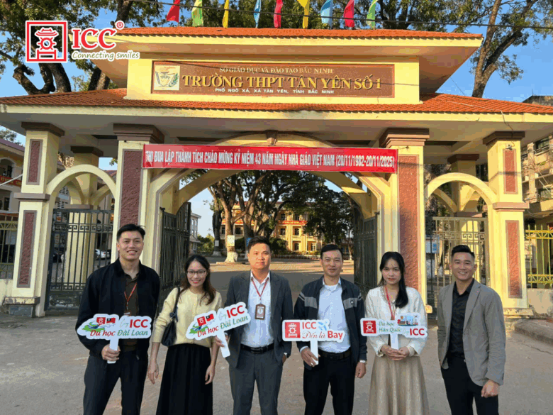 ICC Group tư vấn hướng nghiệp tại Trường THPT Tân Yên Số 1